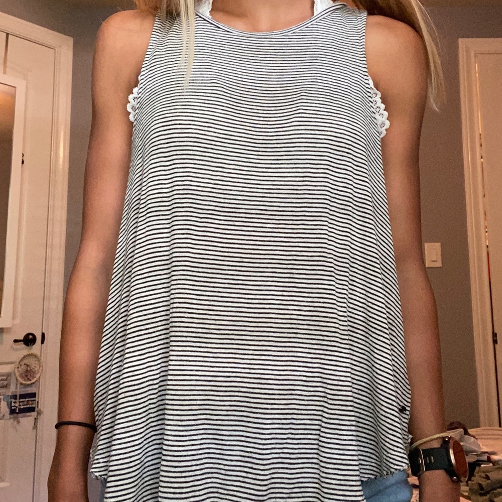 American Eagle Striped Tank Top
